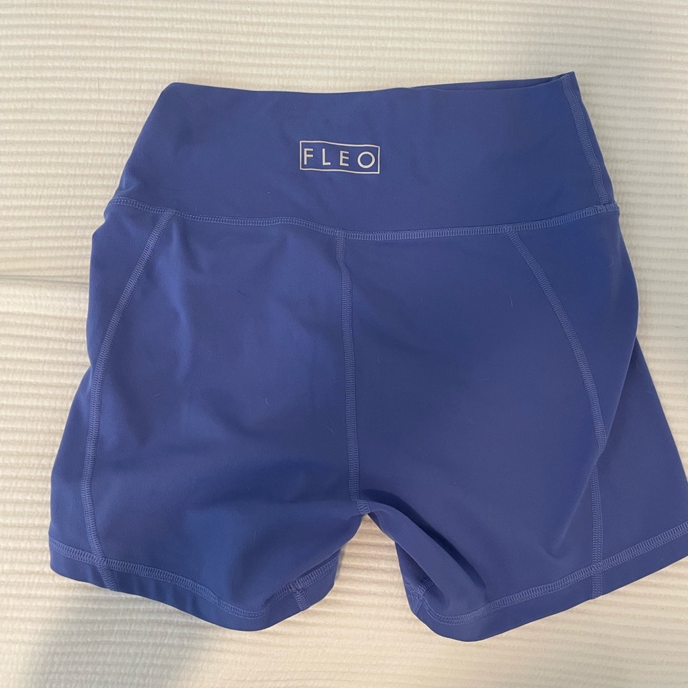 Fleo Women's Vibrant Blue Athletic Shorts